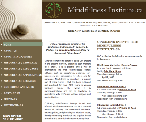 Website: The Mindfulness Institute